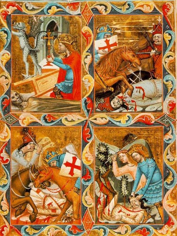 unknow artist Legend of Saint Ladislas oil painting image